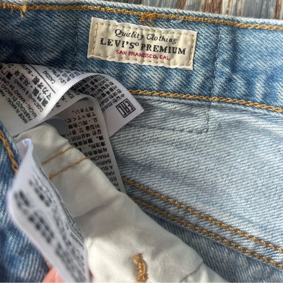 Levi’s women’s 501 cutoff button fly shorts size 24 - Picture 3 of 5